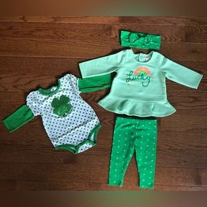 Saint Patrick’s Day Baby Outfits- size 6M